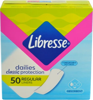 Прокладки щоденні Regular Classic Libresse 50шт