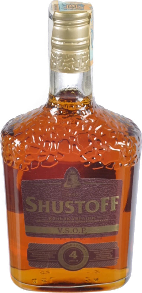Коньяк Шустов 0.5л 4 зірки VSOP