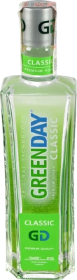Горілка 0.5л 40% Classic Green Day пл