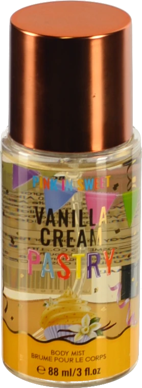 Спрей Pink in Sweet 88мл д.тіла vanilla cream pastry  B0022-RC