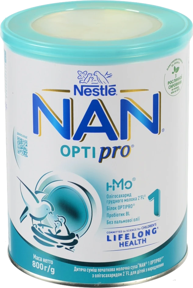 Суміш молочна суха для дітей з народження 1 Optipro NAN з/б 800г