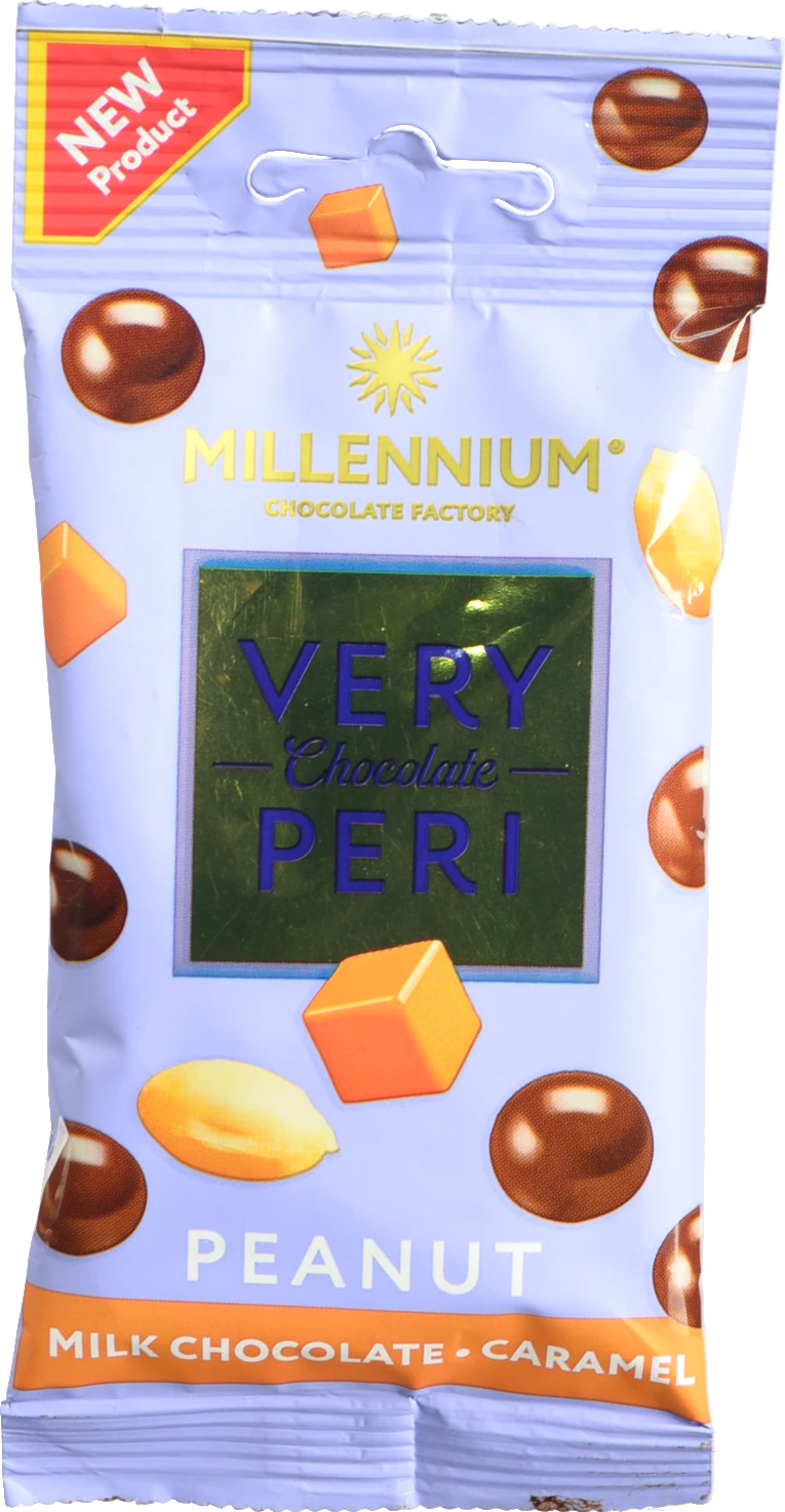 Драже Millennium Very Peri арахіс молочний шоколад солона карамель, 45г