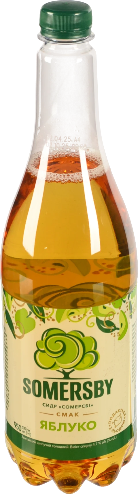 Сидр Somersby 950мл солодкий Яблуко