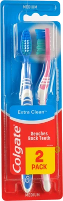 Щітка зубна середньої жорсткості Експерт чистоти Colgate 2шт