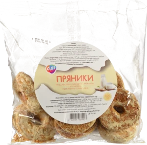 Пряник 0.01 300г житник пряжене молоко