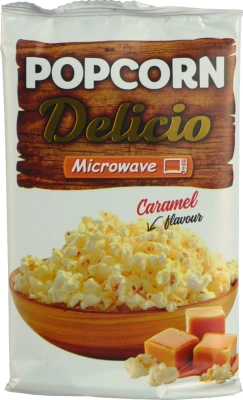 Попкорн Delicio 90г карамель мікро