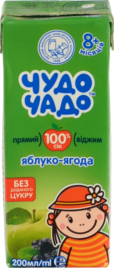Сік яблуко-ягода Чудо-чадо 200мл