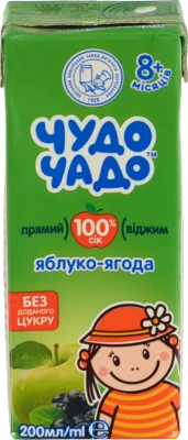 Сік яблуко-ягода Чудо-чадо 200мл