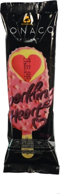 Морозиво Три Ведмеді 70г monaco sparkling heart лимон малина двошарове глазур паличка