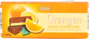 Шоколад Bohme 100г 62% апельсин темний
