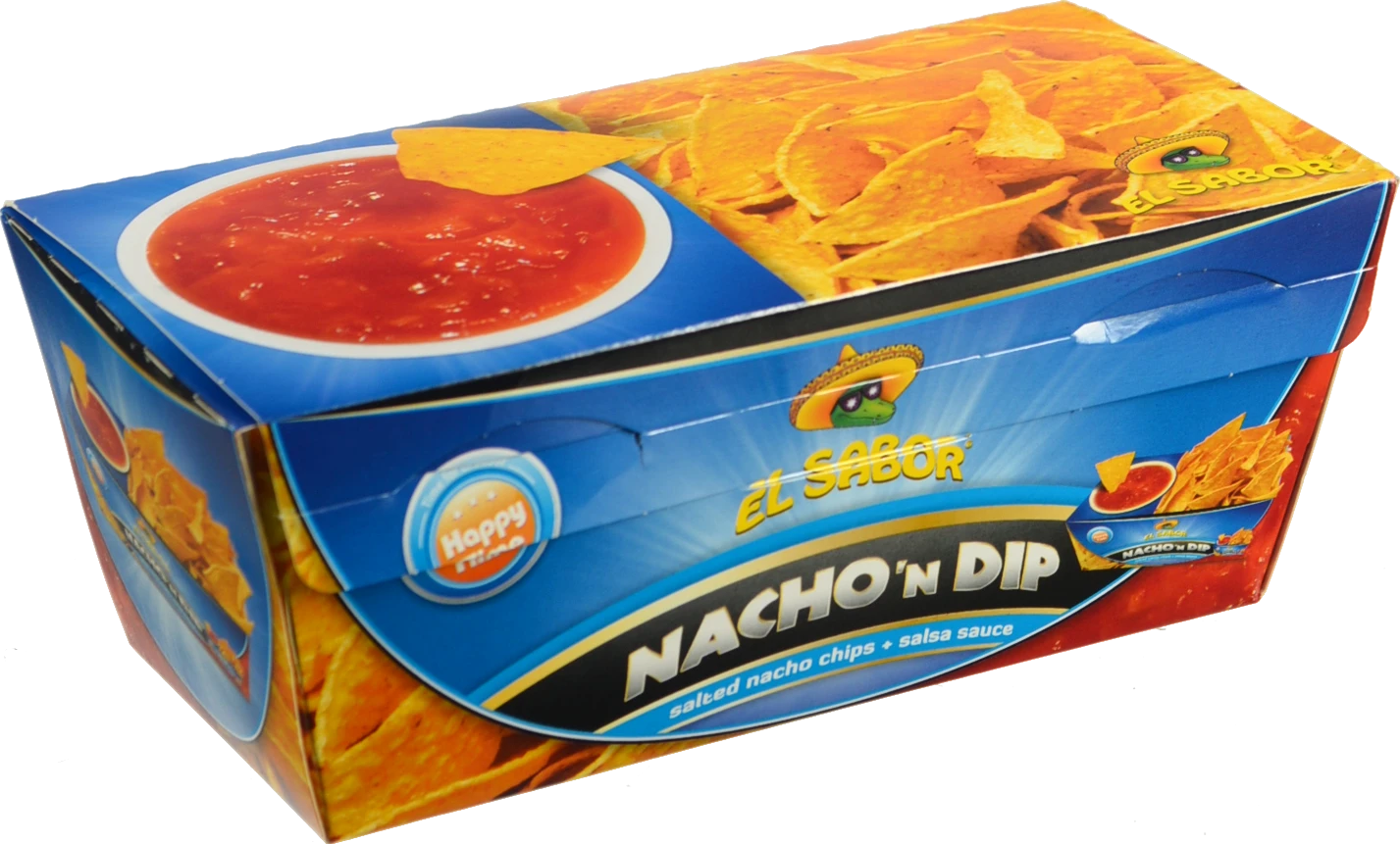 Чіпси EL Sabor 175г начос і соус сальса