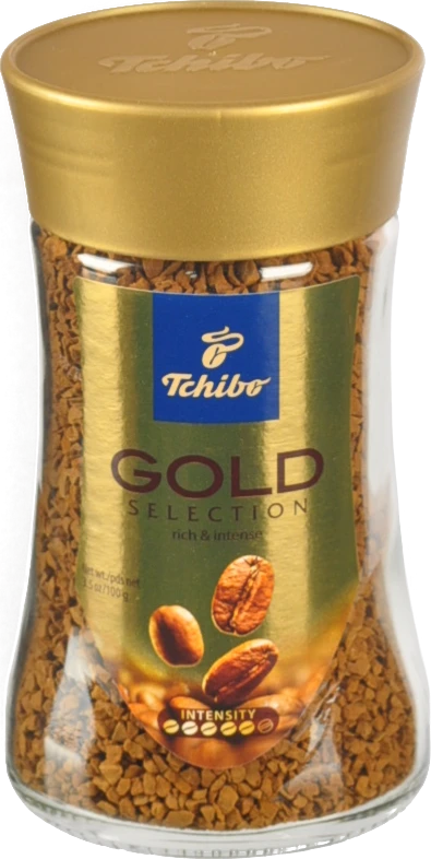 Кава розчинна Gold selection Tchibo 100г