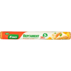 Пергамент для випікання антипригарний широкий 5м Fino 1шт