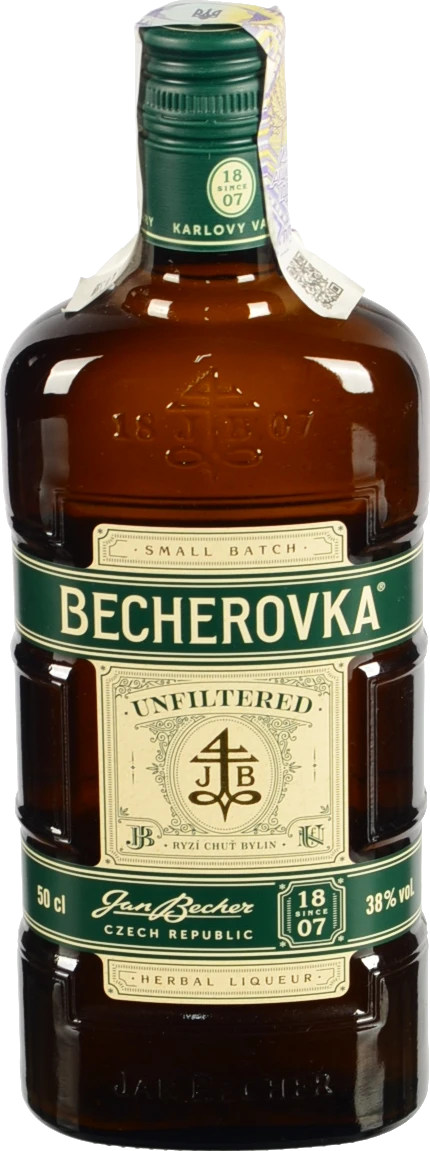 Лікер Becherovka 0.5л 38% Unfiltered на травах