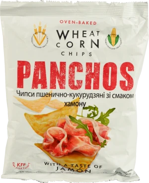 Чіпси пшенично-кукурудзяні зі смаком Хамона Panchos м/у 82г