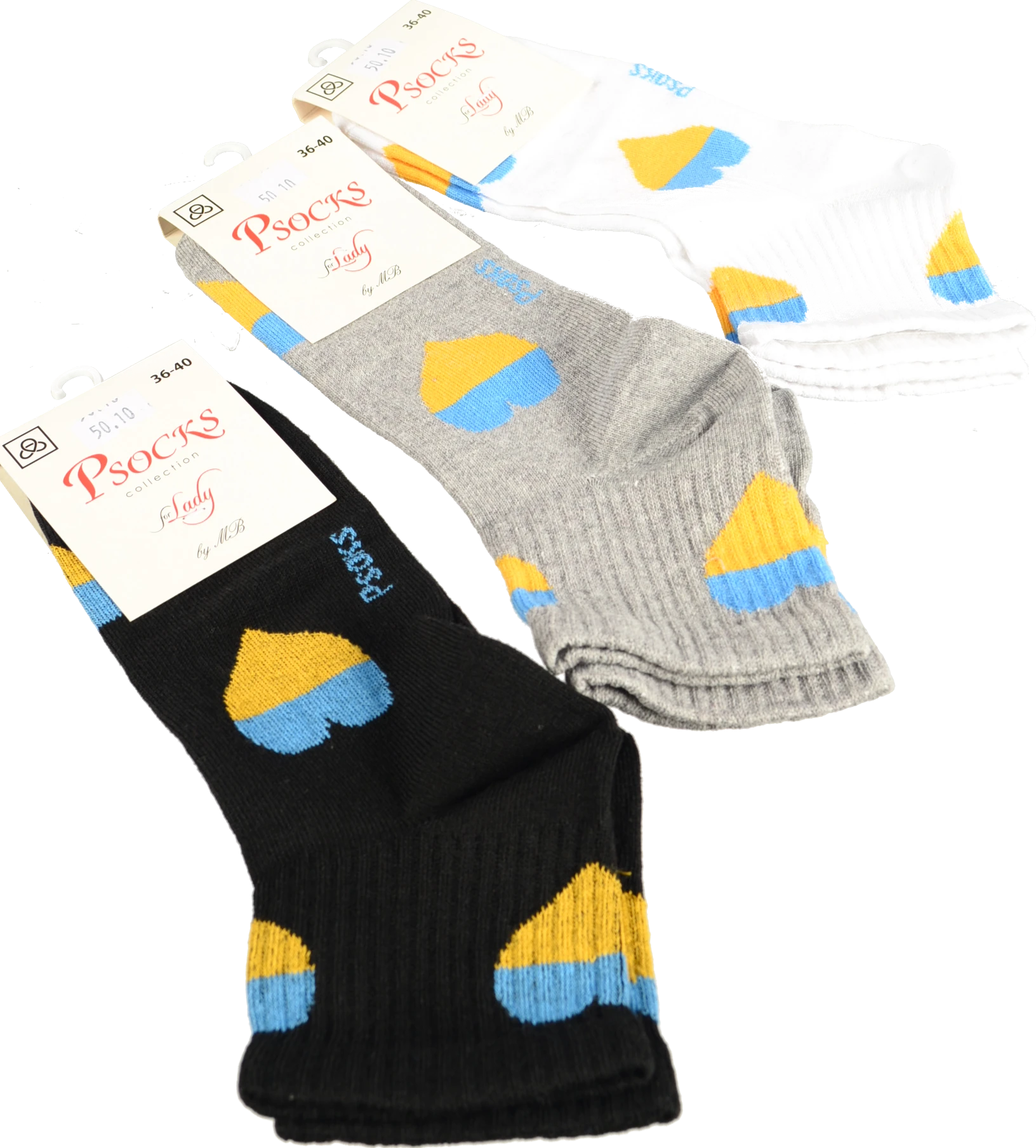 Шкарпетки Psocks жін. спорт смужка на стопi р36-40