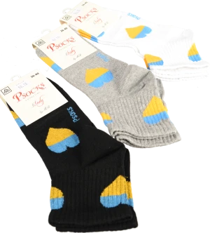 Шкарпетки Psocks жін. спорт смужка на стопi р36-40