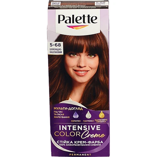 Крем-фарба для волосся Intensive Color №5-68 Palette 1шт