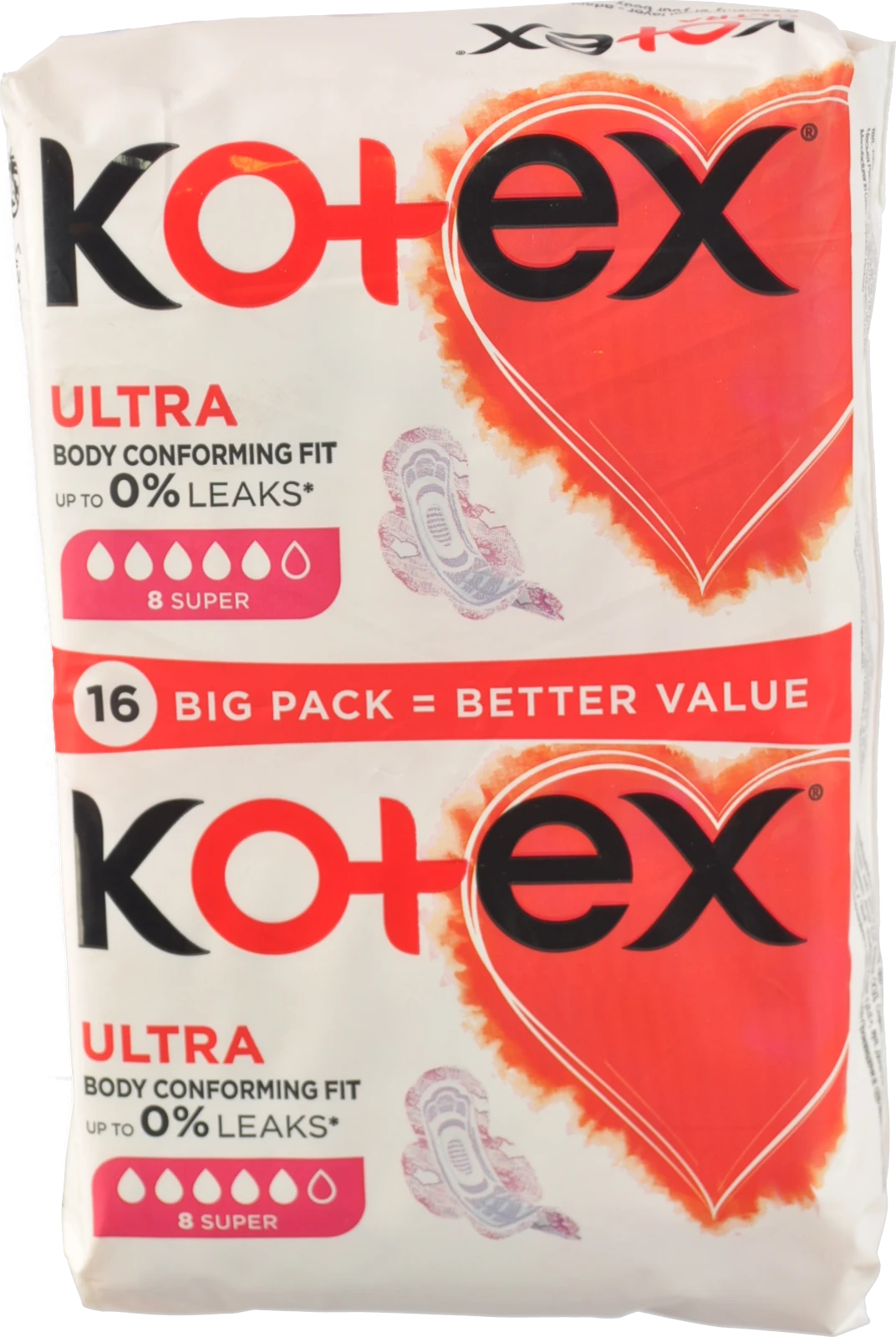 Прокладки гігієнічні ультратонкі Super Ultra Kotex 16шт