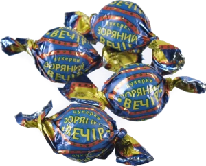 Цукерки глазуровані Зоряний вечір Кондитерська фабрика Харків'янка кг