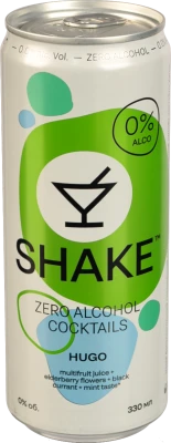 Напій безалкогольний соковмісний сильногазований Hugo Shake 330мл