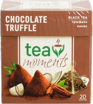 Чай чорний байховий Chocolate Truffle Tea Moments к/у 20х1.8г