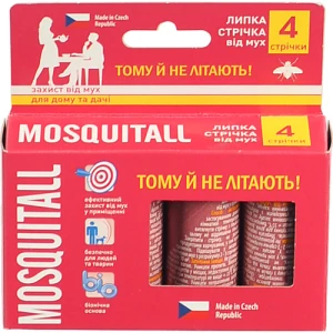 Стрічка від мух Mosquitall 4шт Спеціальний захист