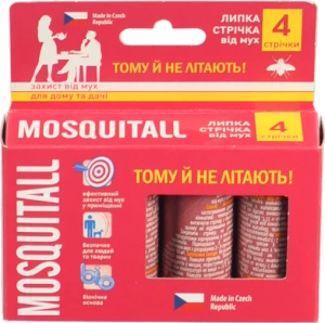 Стрічка від мух Mosquitall 4шт Спеціальний захист