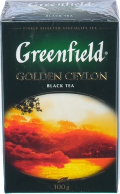 Чай чорний байховий листовий Golden Ceylon Greenfield к/у 100г