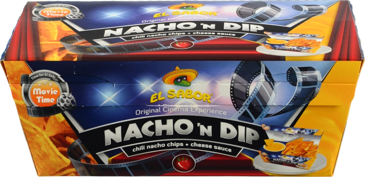 Чіпси EL Sabor 175г movie time начос чілі і сирний соус