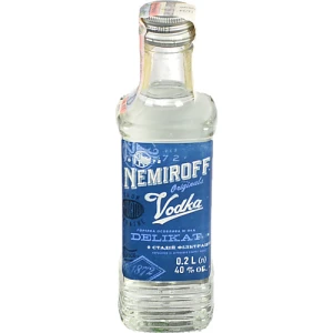 Горілка Nemiroff 0.2л Delikat м'яка пляшка оригінал