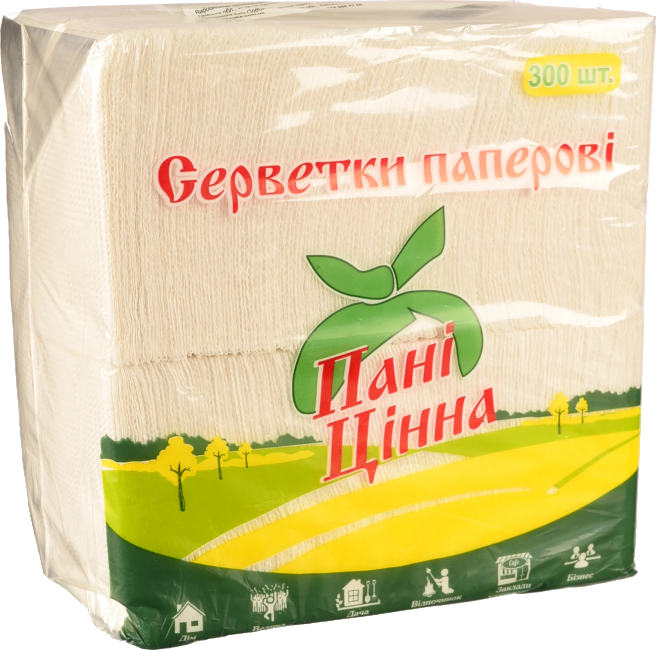Серветки Пані Цінна 300шт