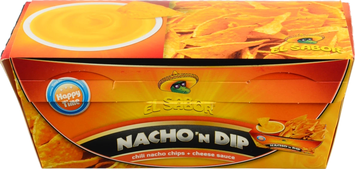 Чіпси EL Sabor 175г начос і соус сирний