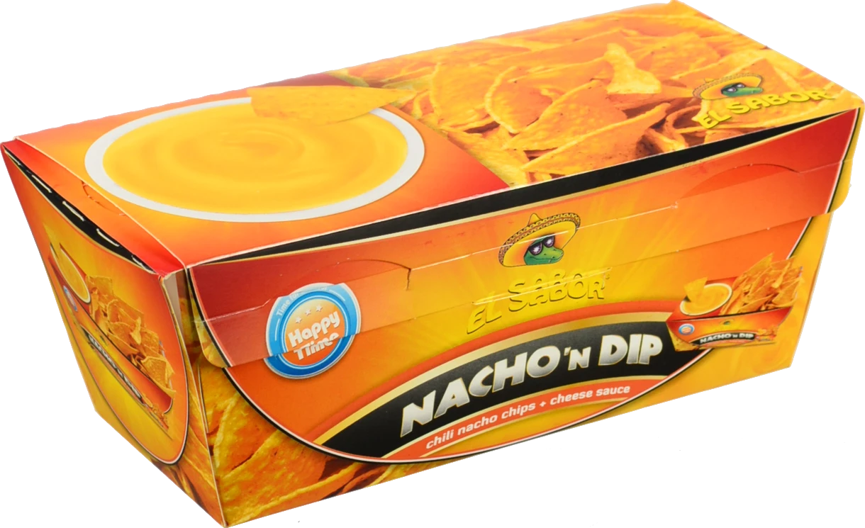 Чіпси EL Sabor 175г начос і соус сирний