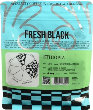 Кава Fresh Black 200г ethiopia зерно