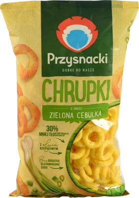 Снеки кукурудзяні зі смаком зеленої цибулі Przysnacki м/у 150г