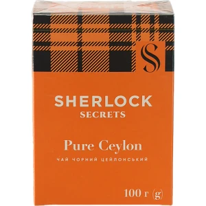 Чай Sherlock Secrets 100г Pure Ceylon чорний