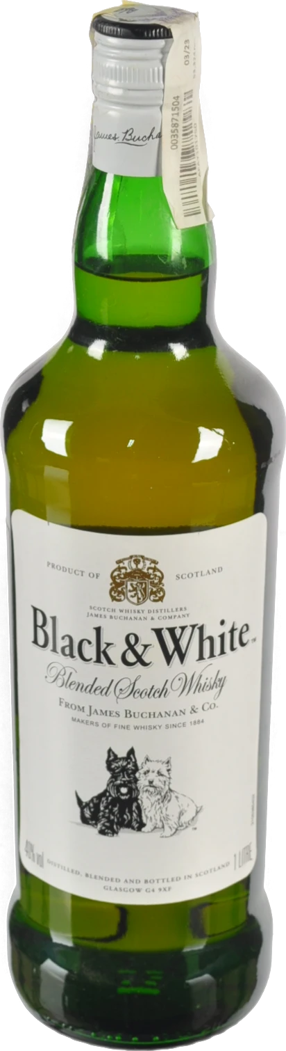 Віскі Black & White 1л 40%
