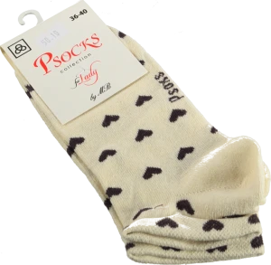 Шкарпетки Psocks жін. спорт сердечка р36-40
