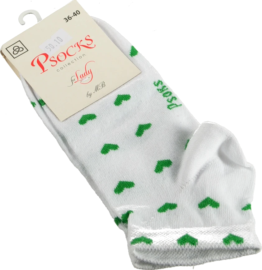 Шкарпетки Psocks жін. спорт сердечка р36-40