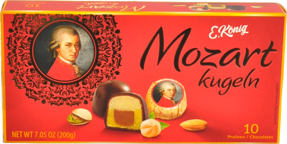 Цукерки фісташковий марципан в шоколаді Mozartkugeln Schluckwerder к/у 200г