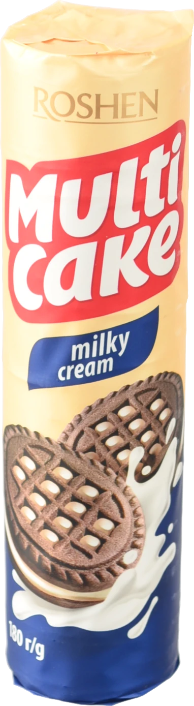Печиво сендвіч Рошен 180г multicake молочно кремовий