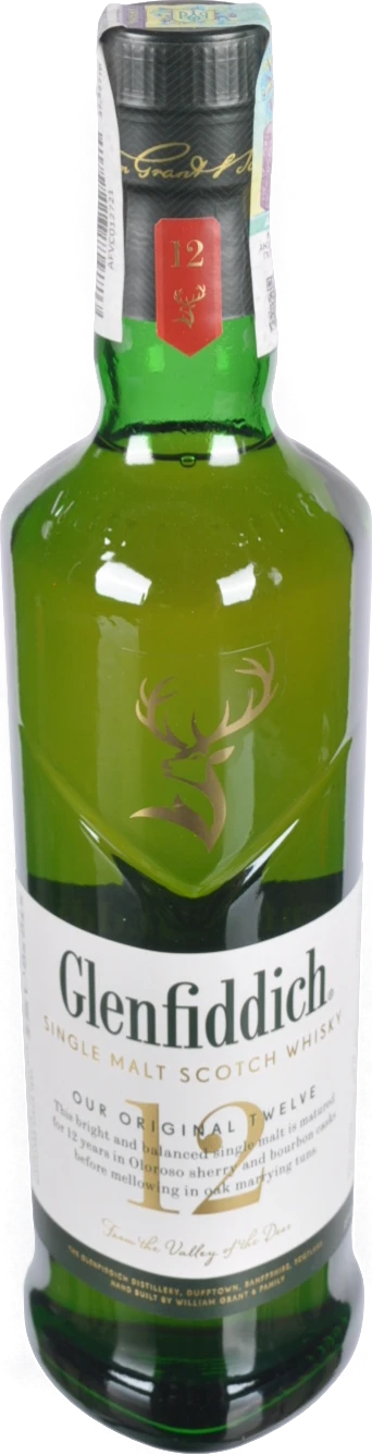 Віскі Glenfiddich 0.7л 12 років 40% односолодовий тубус