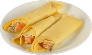 Млинці з сьомгою