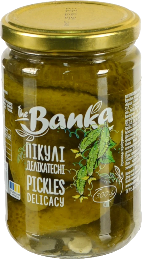 Пікулі делікатесні пастеризовані the Banka с/б 300г