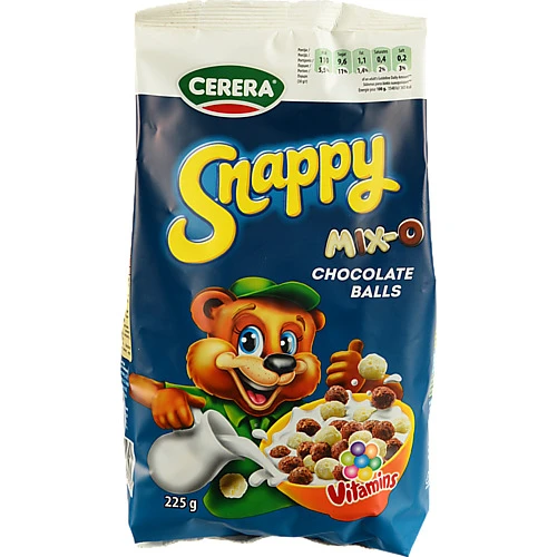Сніданок сухий Cerera Snappy Mix-o Хрусткі кільця 225г