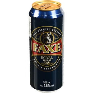Пиво 0.5л 5.6% світле Royal Export Faxe з/б