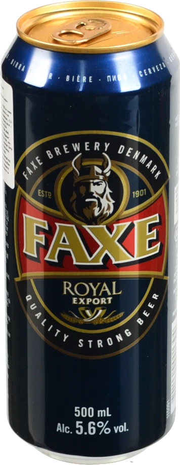 Пиво 0.5л 5.6% світле Royal Export Faxe з/б