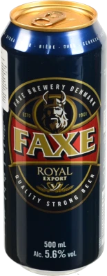 Пиво 0.5л 5.6% світле Royal Export Faxe з/б