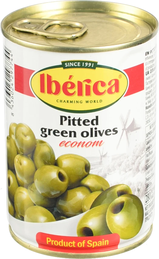 Оливки без кісточки Econom Iberica з/б 280г